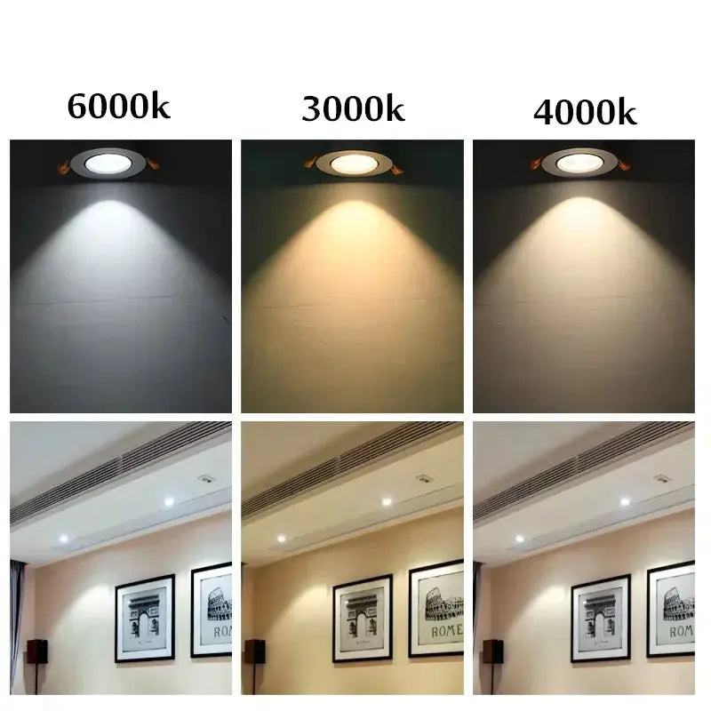 10pcs Dimmable LED COB Downlight 5W 7W 9W 12W 15W 20W Recessed Ceiling Lamp AC110V 220V Downlight Spot Light Home Decor The Lighting Depot