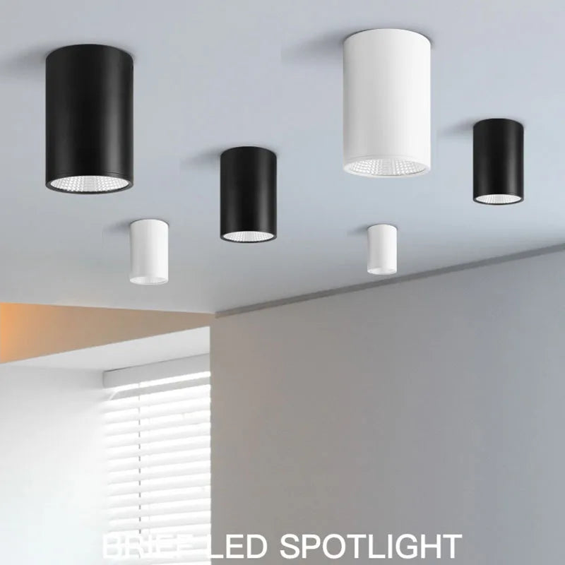 LED Surface Downlights Dimmable for Bathroom Kitchen   COB Ceiling Lights 15W 18W 20W LED Indoor Lighting Lights AC Lighting Depot