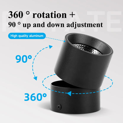 Led Downlight Spotlight Ceiling Lamp 220V 5W 10W15W Surface Mounted Led Down Lamp Ceiling Light for Living Room Lighting Kitchen Lighting Depot