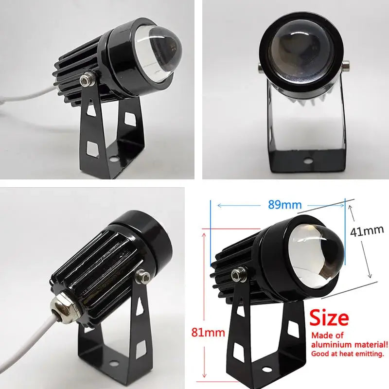 Outdoor LED Wall Spotlight 5W 9W 12W Home Landscape Lighting 110V 220V Red Green Blue RGB Remote Lights Waterproof One Beam The Lighting Depot