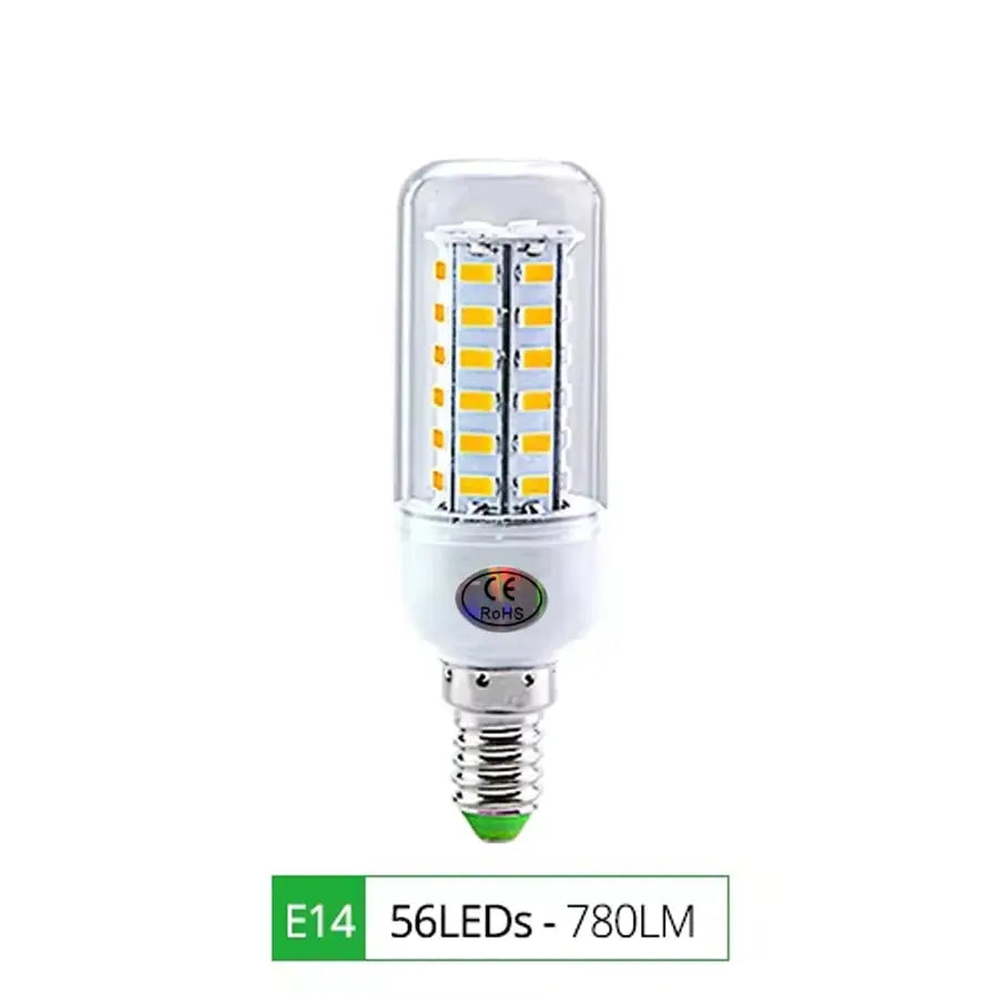 E27 LED Lamp E14 LED SMD 5730 220V Corn Light Bulbs 24 36 56 72LEDs Lamparas LED Chandelie For Home Decoration Ampoule Led Light Lighting Depot