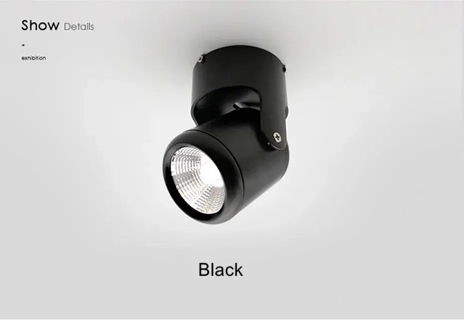 COB LED Downlight Surface Mounted Dimmable Ceiling Lamp 180° Rotation 7W 10W 15W 20W AC85~260V Spot Light Indoor Lighting The Lighting Depot