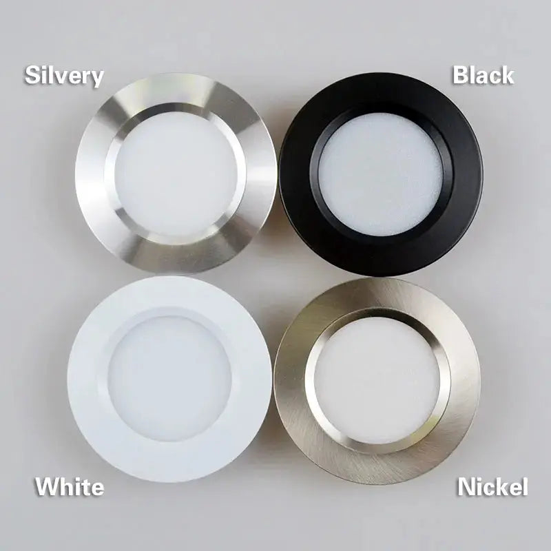 LED Spotlight Ultra-thin 14mm 3W 5W 7W 12V 2inch Recessed Ceiling Lamp D55mm House Hotel Living Room Mini Downlight Lighting Depot