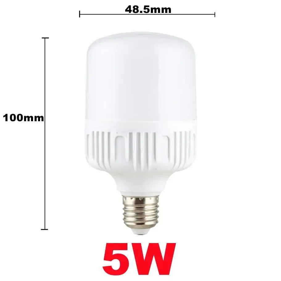 100W E27 LED Screw Mouth Light 220V High Brightness Light Bulb White Light Eye Protection Non Flickering High Heat Dissipation Lighting Depot