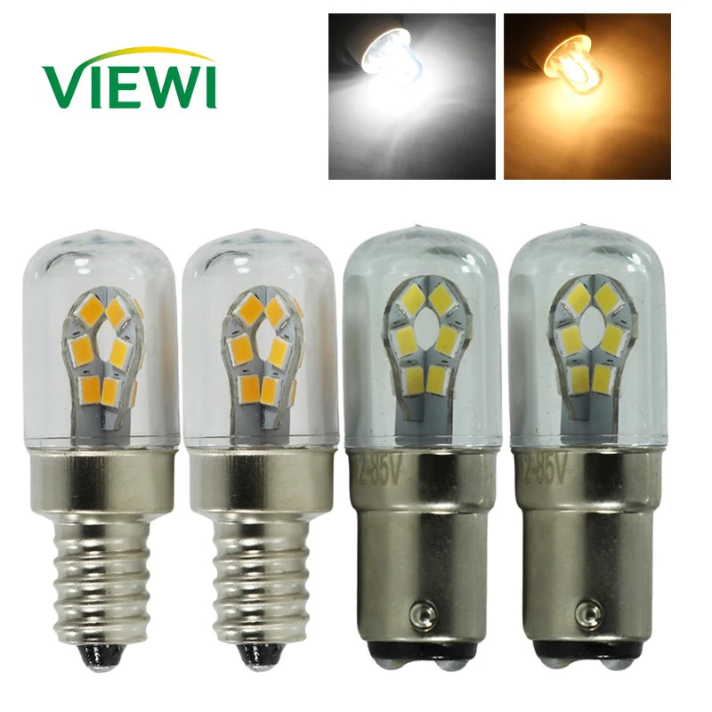 Lampadine LED Corn Light B15 B15D E14 110v 220V 12V 24V 3W Mini Spotlight for Refrigerator Sewing Lamp 12 24 Volt Indoor Bulb Lighting Depot