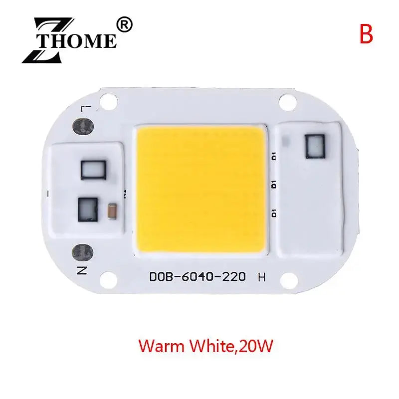 LED Chip 20W 30W 50W AC110 220V Smart COB Lamp Beads LED Lamp Without Driver DIY Lampada Outdoor Chip Light Floodlight Spotlight Lighting Depot