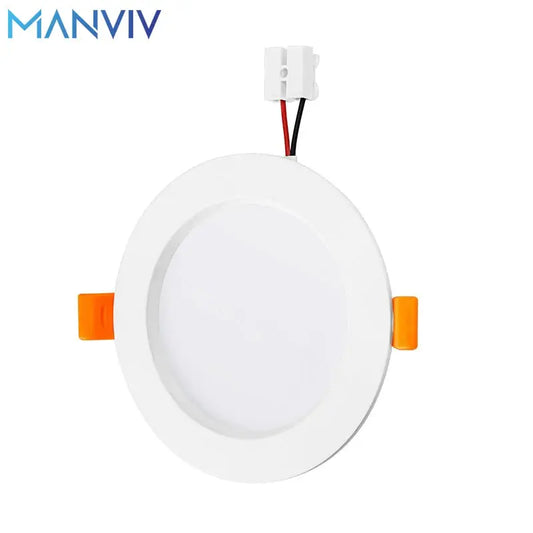 LED Downlight 220V 3W 5W 7W Recessed Round Ceiling Dowm Light Modern Home Lighting LED Recessed Round Panel Light for Bedroom Lighting Depot