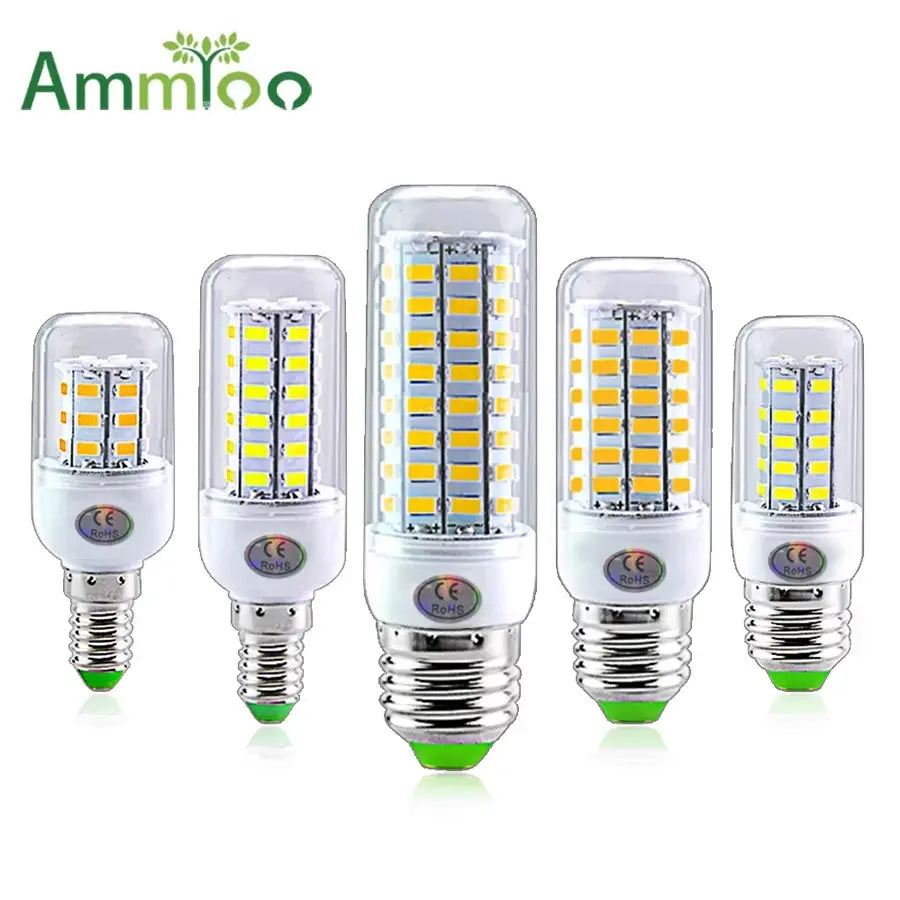 E27 LED Lamp E14 LED SMD 5730 220V Corn Light Bulbs 24 36 56 72LEDs Lamparas LED Chandelie For Home Decoration Ampoule Led Light Lighting Depot