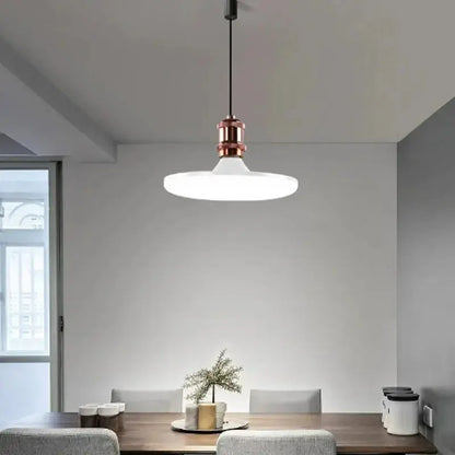 LED Bulb AC 220v E27 Base Household Energy Saving Lamp 15W Indoor Lighting Flying Saucer Light 6500k Ceiling Lamp Garage Light Lighting Depot