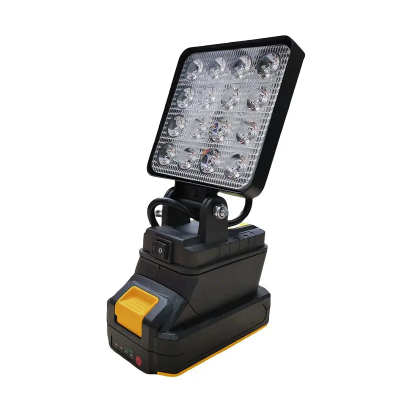 Led Light For Dewalt 18V Battery Portable Spotlight Cordless Outdoor Work Fishing Handheld Emergency ToolLight No Battery No USB Lighting Depot