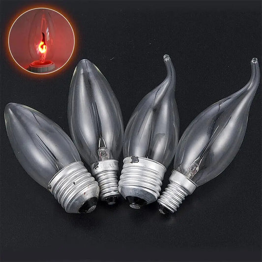 Edison Led Candle Light Bulb E14 E27 LED Flame Effect Bulb 3W AC220V Home For Decor Ampoule Candle Bulb Tool Lighting Depot