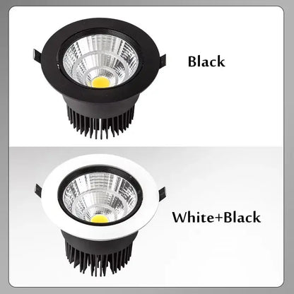 10pcs Dimmable LED COB Downlight 5W 7W 9W 12W 15W 20W Recessed Ceiling Lamp AC110V 220V Downlight Spot Light Home Decor The Lighting Depot