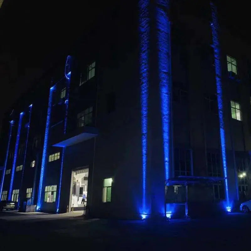 Outdoor LED Wall Spotlight 5W 9W 12W Home Landscape Lighting 110V 220V Red Green Blue RGB Remote Lights Waterproof One Beam The Lighting Depot