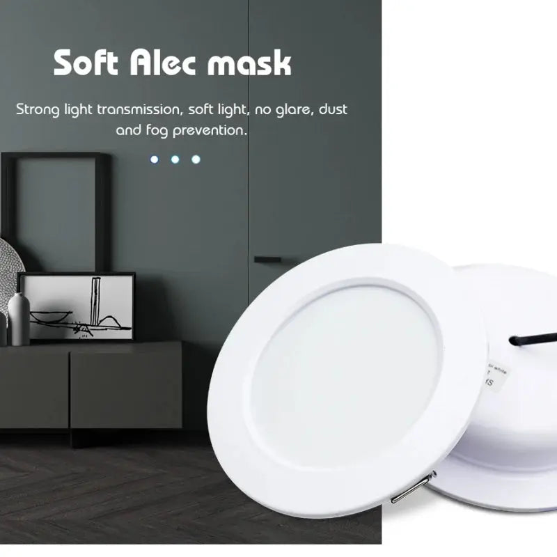 LED Downlight 5W 9W DC12V 24V Panel Down Lights Spotlight 12W 15W 18W AC220V 110V Recessed Ceiling Lamps For Home Illumination Lighting Depot