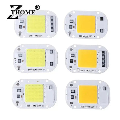 LED Chip 20W 30W 50W AC110 220V Smart COB Lamp Beads LED Lamp Without Driver DIY Lampada Outdoor Chip Light Floodlight Spotlight Lighting Depot