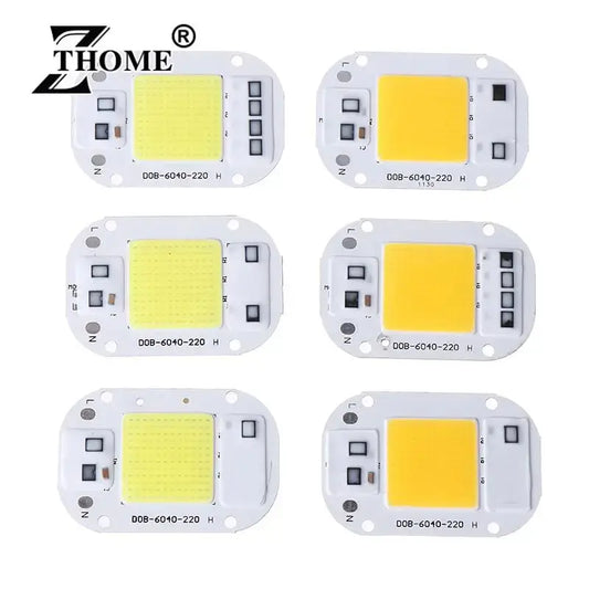 LED Chip 20W 30W 50W AC110 220V Smart COB Lamp Beads LED Lamp Without Driver DIY Lampada Outdoor Chip Light Floodlight Spotlight Lighting Depot