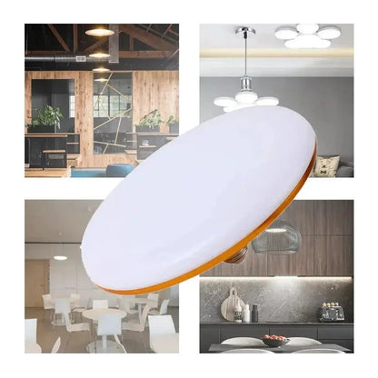 E27 LED Energy-saving Bulb AC220V Household 6500K White Light High Color Rendering Bedroom Restaurant UFO Bulb Lighting Depot