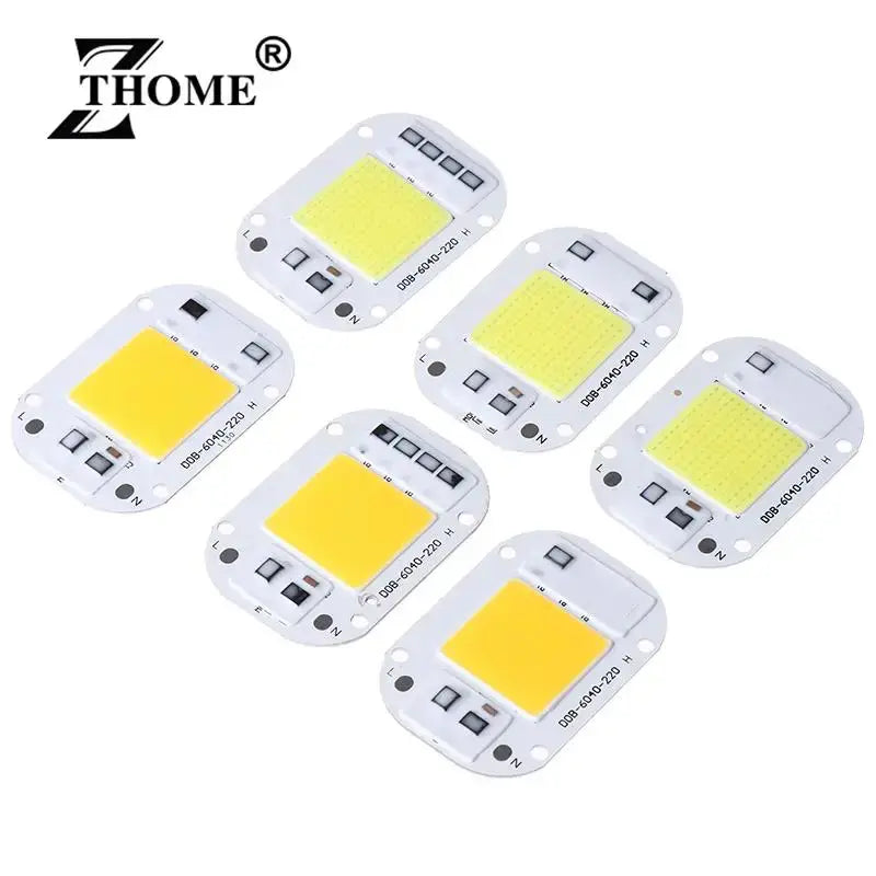 LED Chip 20W 30W 50W AC110 220V Smart COB Lamp Beads LED Lamp Without Driver DIY Lampada Outdoor Chip Light Floodlight Spotlight Lighting Depot