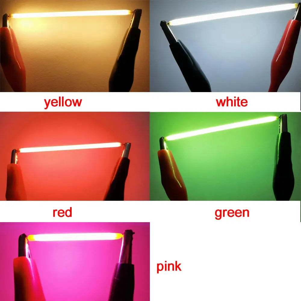 Ceramic Hard LED Filament DC3V 18.5 26 38 54 68mm DIY  Edison Bulb Diode Accessories Lamp Beads Christmas Decoration Lighting Lighting Depot