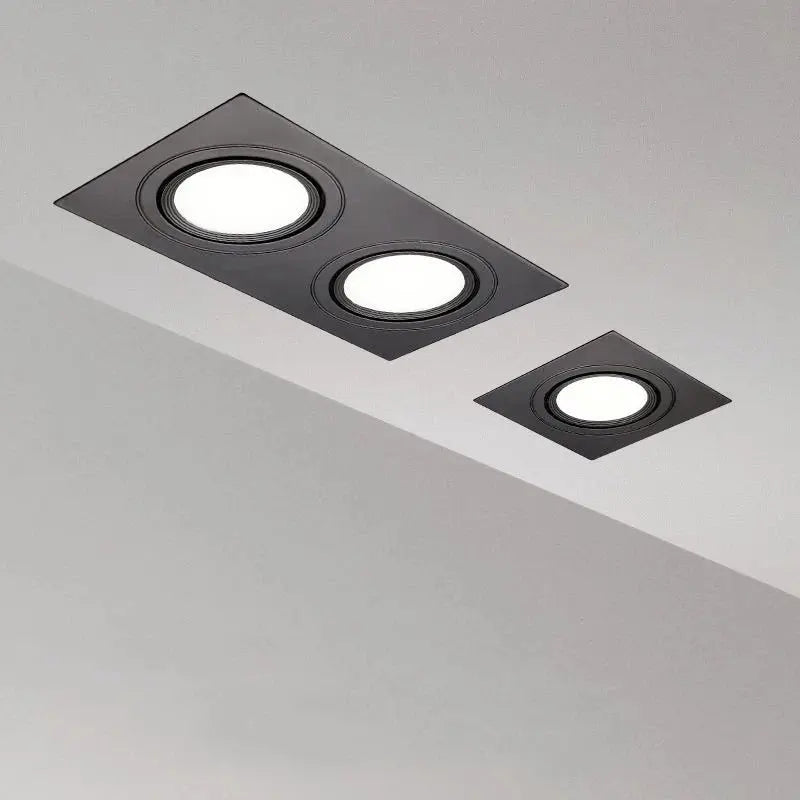 Recessed Double LED Dimmable Downlight COB 7w 12w 15W 30W Spot Decoration Room Ceiling Lamp AC 220V LED Panel Lights Hotel Room The Lighting Depot