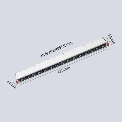 Dimmable LED Downlight 10W 20W 30W AC220V 110V Ceiling Lights Recessed Grille lamp Line Lights Indoor Lighting LED Spot lamp The Lighting Depot