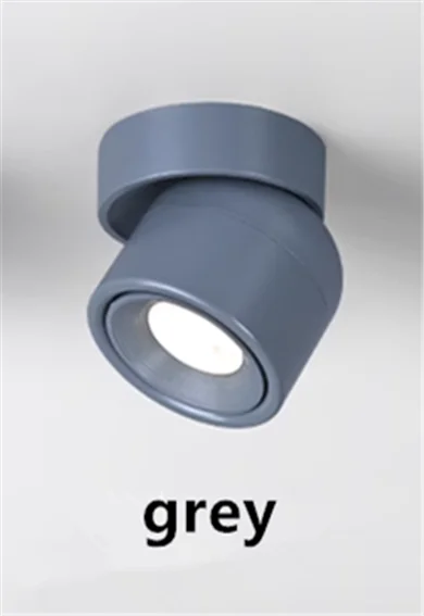 360 ° Rotatable And Foldable LED Downlights Dimmable 7W10W12W15W20W Surface Mounted Ceiling Lamp COB Spotlight AC85V-260V CRI 98 Lighting Depot