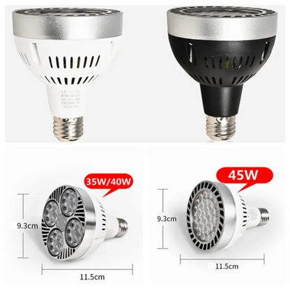 Led High Power Par30 Light Bulb 35w 45w E27 Super Bright Energy-saving Lamp 220v Spotlight Lighting Daylight Bedroom Balcony Lighting Depot