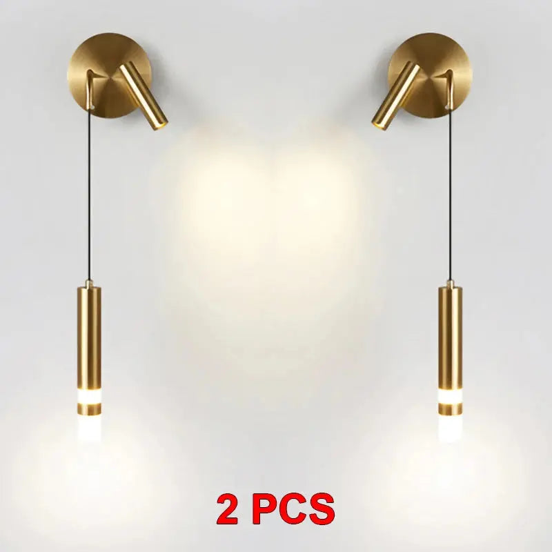 Nordic LED wall lamp 5W 3W sconces lights 2 in 1 chandeliers and spotlight indoor lighting home decor for living room bedroom Lighting Depot