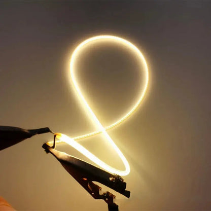 LED Same End Filament Flexible Ultra Slim 3V Spiral Bulb Filament Retro Edison Bulb Lamp Parts Diode Lighting Strip Decoration Lighting Depot