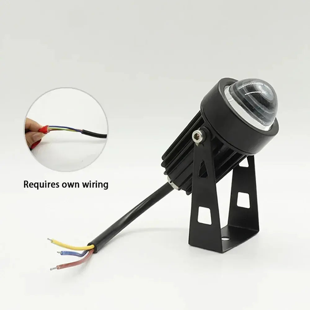 Outdoor LED Wall Spotlights 3W Landscape Lighting 220V Red Green Blue RGB  IP66 Waterproof a Beam of Light The Lighting Depot