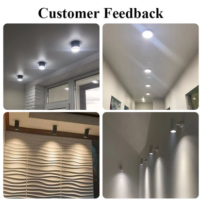 Led Downlight Spotlight Ceiling Lamp 220V 5W 10W15W Surface Mounted Led Down Lamp Ceiling Light for Living Room Lighting Kitchen Lighting Depot