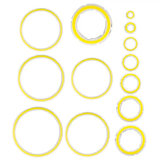 12V DC COB LED Round Ring Chip 2.5W-12W 25mm-110mm Angel Eye Light Source Warm Cool White Ice Blue Chip Module DIY LED Lamp Lighting Depot