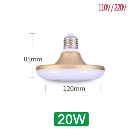 Led Bulb UFO E27 Led Light Bulbs For Home AC220V Energy Saving Garage Lights 15W 20W 40W 50W 60W Indoor Lighting Ceiling Lamp Lighting Depot
