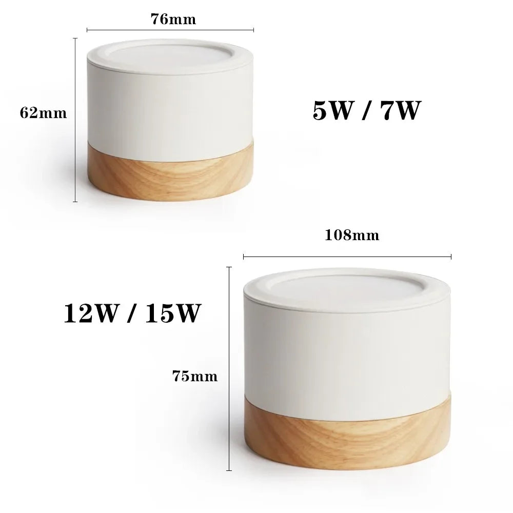 Modern LED Ceiling Lamp Surface Mount Downlights 15W 7W Spot Led for Home Lighting Fixture Kitchen Panel Light Living Bedroom Lighting Depot