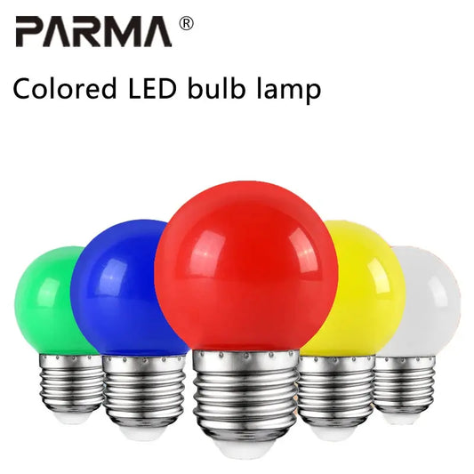 led color bulb E27 screw socket 3W, 5W small bulb, seven-color bulb, outdoor decorative energy-saving bulb Lighting Depot