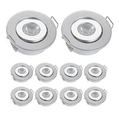 10PCS 3W Mini LED Downlight 12V Ambient Downlight Focos Spot Lamp for KTV Party Ceiling Stairs Walkway Cabinet Lighting The Lighting Depot