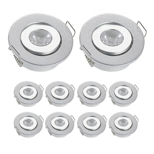 10PCS 3W Mini LED Downlight 12V Ambient Downlight Focos Spot Lamp for KTV Party Ceiling Stairs Walkway Cabinet Lighting The Lighting Depot