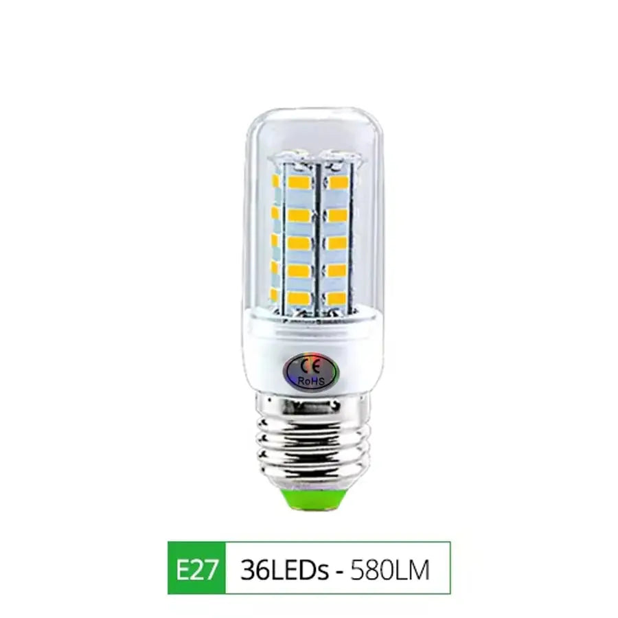 E27 LED Lamp E14 LED SMD 5730 220V Corn Light Bulbs 24 36 56 72LEDs Lamparas LED Chandelie For Home Decoration Ampoule Led Light Lighting Depot