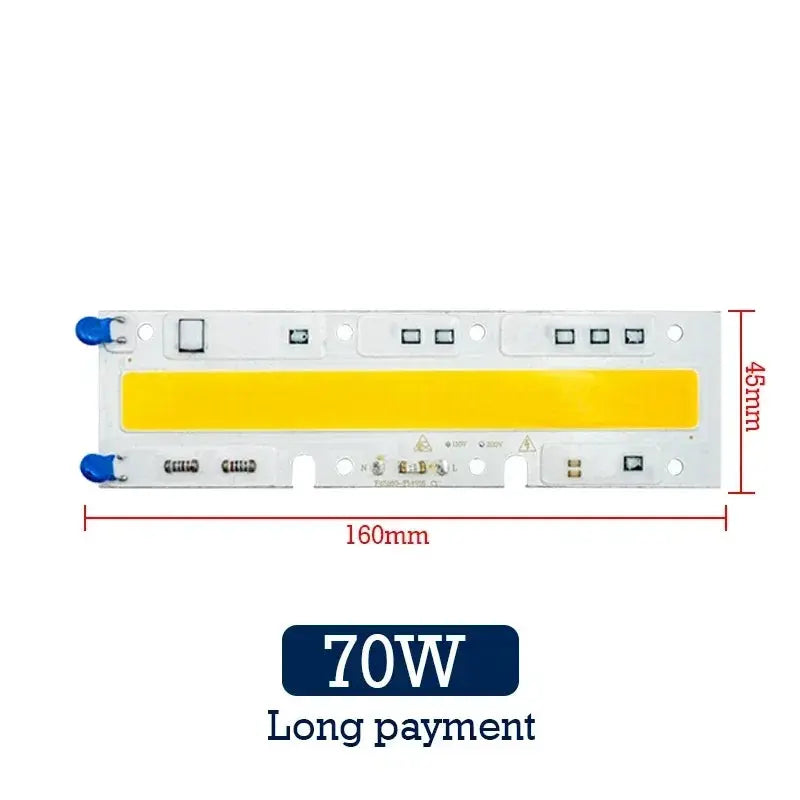 Led Lamp Chip AC 110V 220V COB Beads 30W 50W 70W 100W 150W Lampada Input DIY No Driver LED Bulb Flood Light Spotlight Lighting Depot
