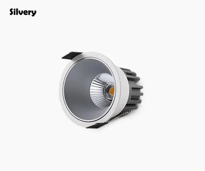 Recessed Dimmable Led COB Downlight Ceiling Lamp Spotlight Aluminum Light 7W10W12W15W 20W24W AC110V 220V For Home Office Store Lighting Depot