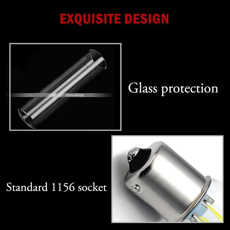 1x Filament P21W Ba15s 1156 Led Chip Car Light Bulb S25 Auto Vehicle Reverse Lamp White 12v 24v 6000K Drop Shipping Supported Lighting Depot