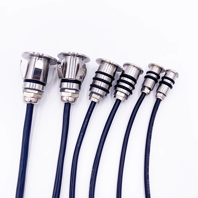 Mini LED IP68 Waterproof Stainless Steel Pool Light DC12V 24V Stairway Passage Garden Terrace Spotlights Underground Lights