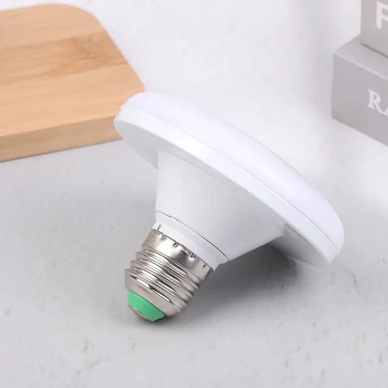 LED Bulb 220V E27 Base Household Energy Saving Lamp 12W Indoor Lighting Flying Saucer Light Ceiling Lamp Garage UFO Lamp Lighting Depot