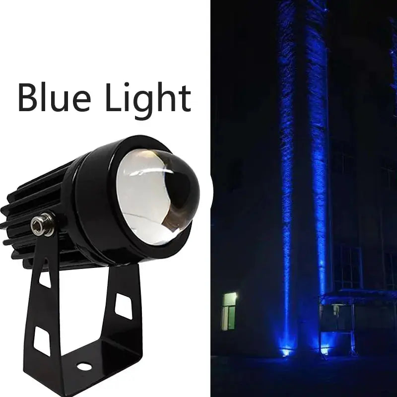 Outdoor LED Wall Spotlight 5W 9W 12W Home Landscape Lighting 110V 220V Red Green Blue RGB Remote Lights Waterproof One Beam The Lighting Depot